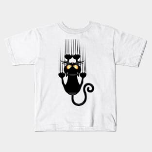 Angry Wild Cat Kids T-Shirt